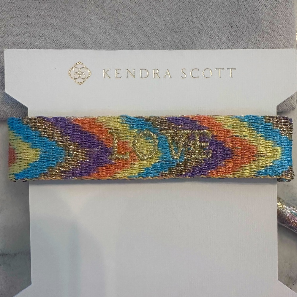NWT Kendra Scott “Love” Woven Bracelet